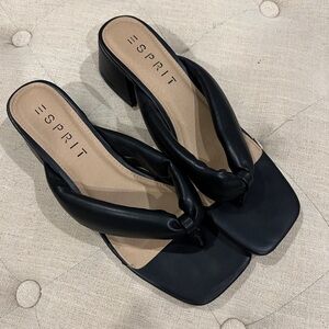 Esprit Black Knotted Sandals